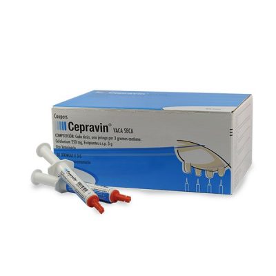 Tratamiento de infecciones en bovinos, alta eficacia contra las bacterias que producen la mastitis durante el período seco.​