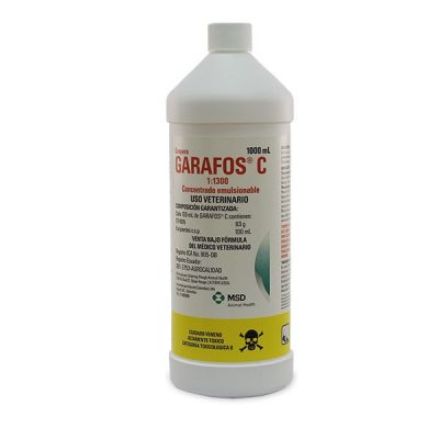 Solución para el control de garrapatas resistentes a otros organofosforados. Control eficiente de las moscas del ganado.​