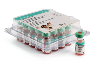 Vacuna viva liofilizada para la inmunización de perros sanos contra la Parvovirosis canina.​