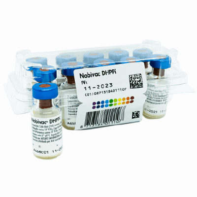 Vacuna para perros contra Moquillo, Hepatitis Infecciosa, Adenovirus Tipo 2, Parvovirosis y Parainfluenza Canina.​
